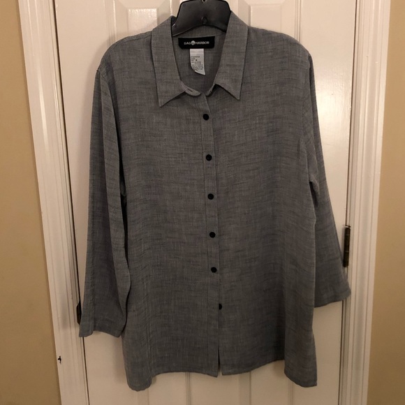 Sag Harbor Tops - Women’s Sz 18 Sag Harbor LS BD Blouse Sag Harbor Tops - Women’s Sz 18 Sag Harbor LS BD Blouse